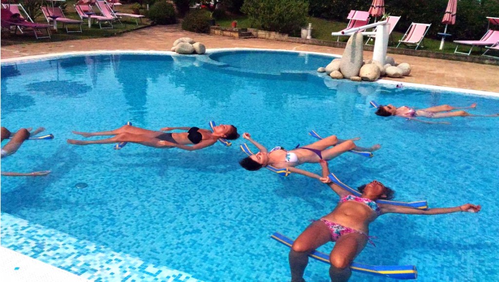 benessere in piscina